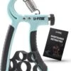 U-Fit One Handtrainer - 10 To 60kg - Handknijper - Knijphalter - Vingertrainer - Onderarm Grip Trainer - Lichtblauw -Fit Verkoop 1000x1200 4