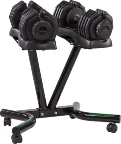 Tunturi Verstelbare Halterset - Dumbbellset - Selector Dumbbell - Dumbbells - Halters - 2,5kg Tot 25kg - Incl. Gratis Fitness App -Fit Verkoop 1007x1200 2