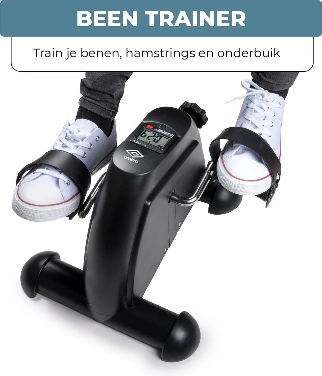 Umbro Stoelfiets - Met Computer - Hometrainer - Bureaufiets - Fietstrainer - Stoelfiets Met Handvaten - Zwart 6 Umbro Stoelfiets - Met Computer - Hometrainer - Bureaufiets - Fietstrainer - Stoelfiets Met Handvaten - Zwart - Afbeelding 4