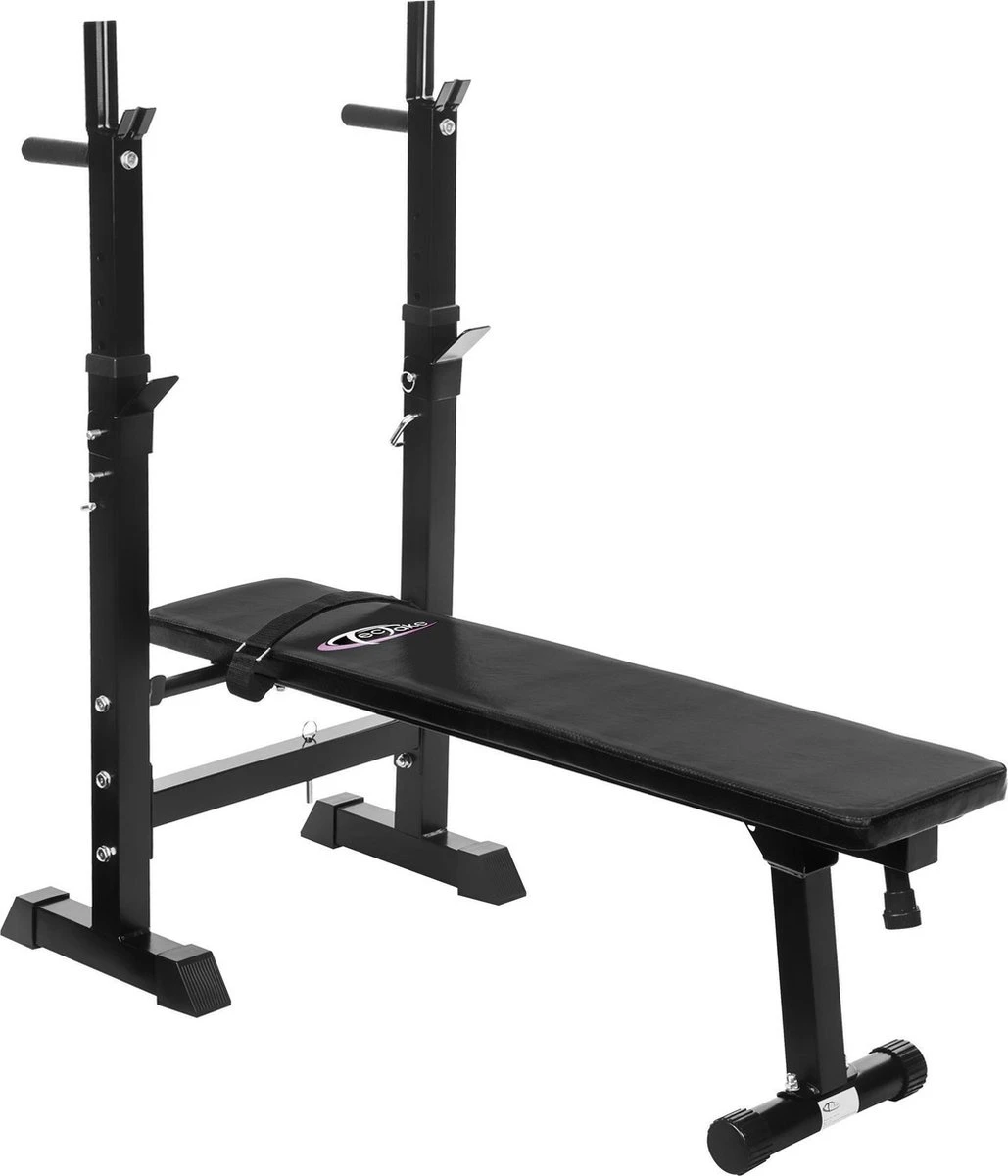 TecTake - Halterbank Voor Lange Halters - Hoogte Verstelbaar - Zwart - 402148 3 TecTake - Halterbank Voor Lange Halters - Hoogte Verstelbaar - Zwart - 402148