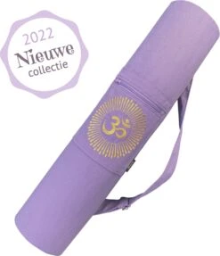 YoZenga Yogatas | Ohm Lovely Lilac Met Trekkoord | Sporttas | Yoga Koker Tas