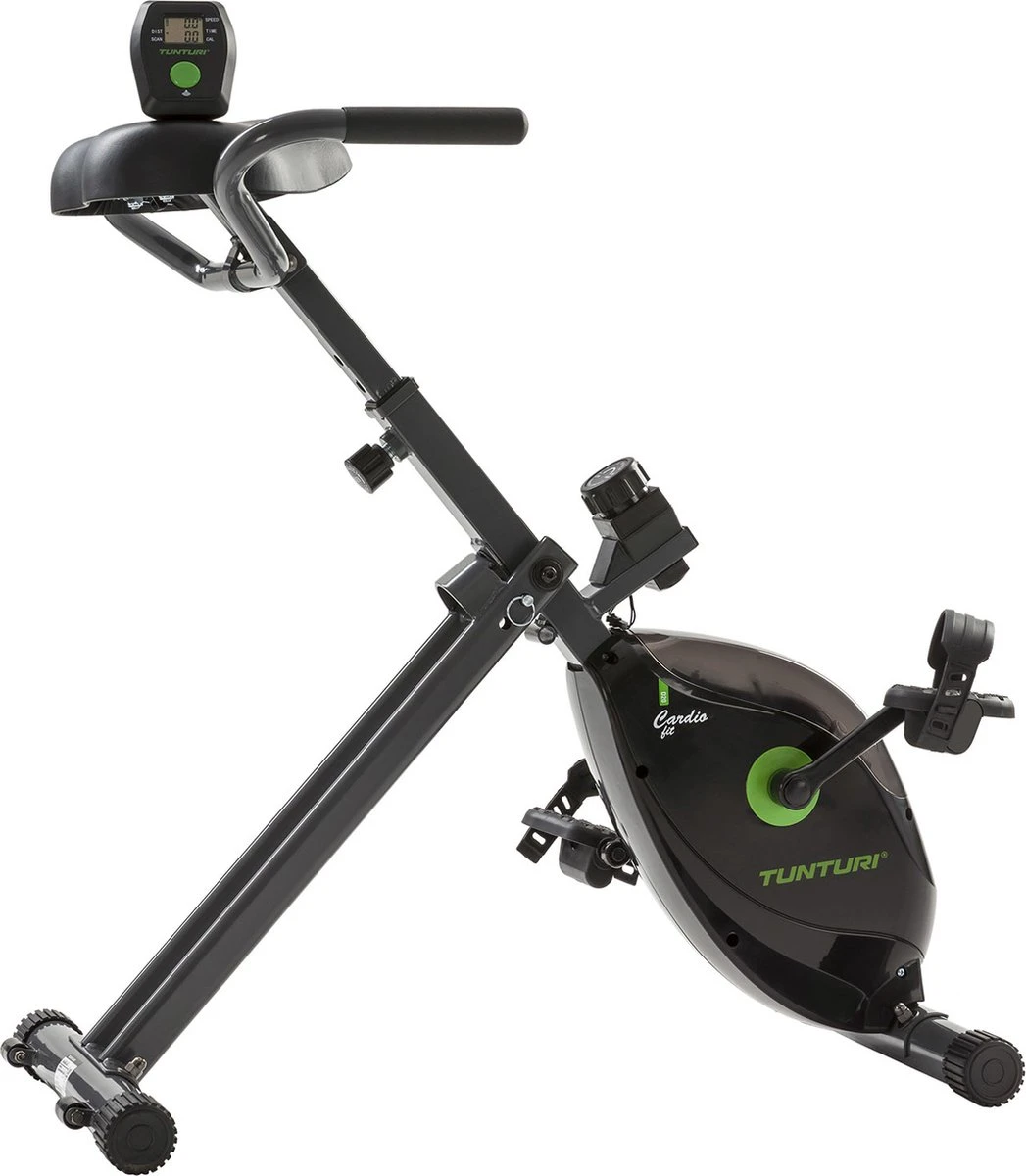 Tunturi Cardio Fit D20 Hometrainer - Opvouwbaar - Bueaufiets Voor Op Kantoor - Fitnessfiets Met 8 Weerstandsniveaus - Compact 17 Tunturi Cardio Fit D20 Hometrainer - Opvouwbaar - Bueaufiets Voor Op Kantoor - Fitnessfiets Met 8 Weerstandsniveaus - Compact - Afbeelding 15