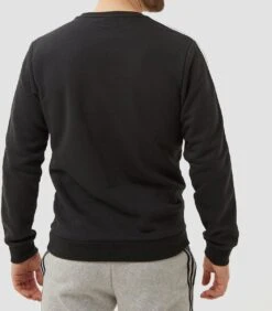 Adidas Essentials 3-Stripes Fleece Sweater Zwart Heren - Maat L -Fit Verkoop 1052x1200 3