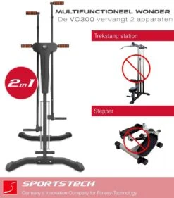 Sportstech VC300 Stepper - Fitness Thuis - Vertical Climber - Inklapbaar -Fit Verkoop 1054x1200