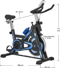 Hometrainer RapidPace / Fitness Fiets - Blauw Bike -Fit Verkoop 1055x1200