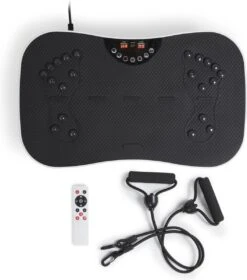 Rebblo Fitness Trilplaat - Vibratieplaat - 99 Snelheidsniveaus - Voetmassage Functie - Incl. Weerstandsbanden En Afstandsbediening.- Max. 120 Kg - 58 X 42 X 16 Cm -Fit Verkoop 1057x1200 3