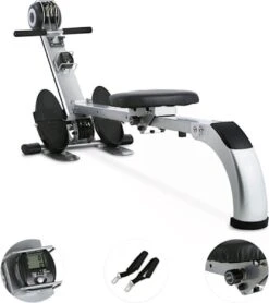 CAPITAL SPORTS Stringmaster - Roeimachine - Roeiapparaat - Roeitrainer - Hometrainer - Inklapbaar - Tot 100 Kg