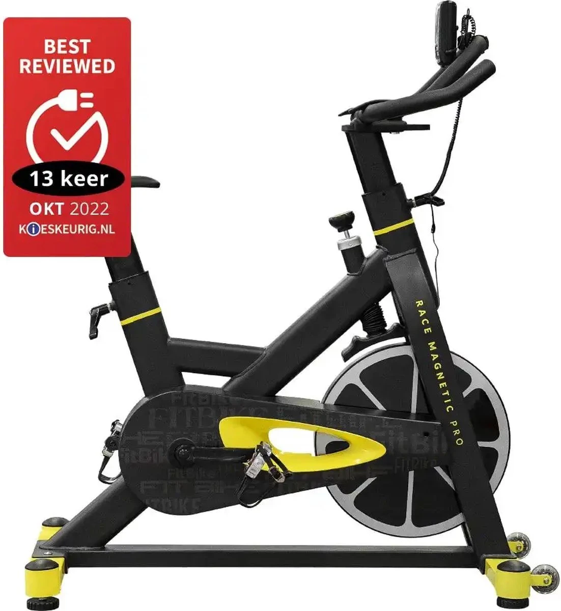 FitBike Race Magnetic Pro - Indoor Cycle - Fitness Fiets - Professioneel - Magnetisch Weerstandsysteem - Sport Fiets Voor Intensief Gebruik 3 FitBike Race Magnetic Pro - Indoor Cycle - Fitness Fiets - Professioneel - Magnetisch Weerstandsysteem - Sport Fiets Voor Intensief Gebruik