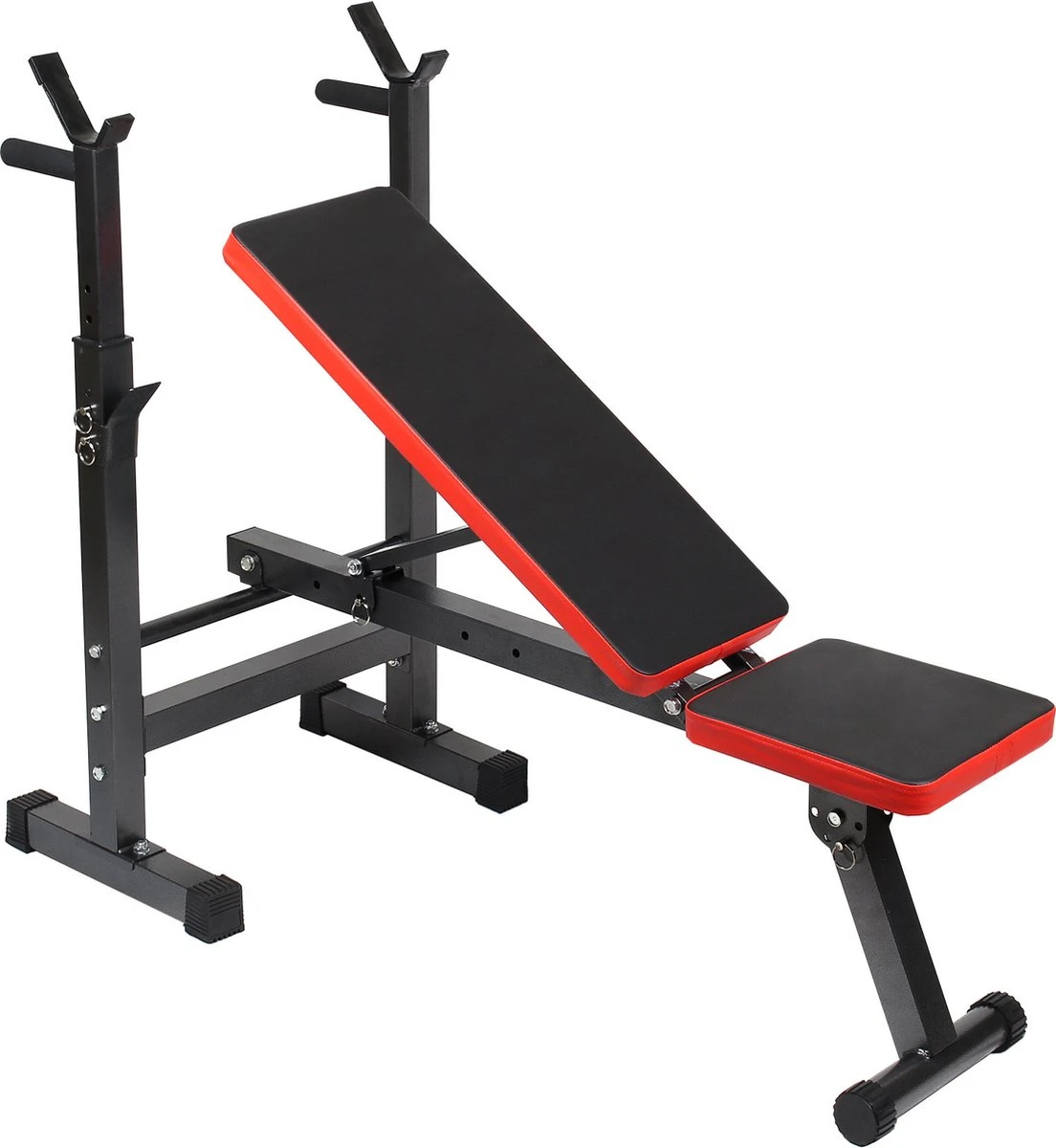 Inklapbare Halterbank Tot 230kg; Vlakke Trainingsbank, Hellingbank, Fitness Bank - Multistrobe 7 Inklapbare Halterbank Tot 230kg; Vlakke Trainingsbank, Hellingbank, Fitness Bank - Multistrobe - Afbeelding 5
