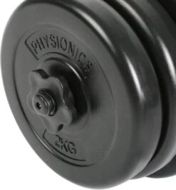 Dumbell - Dumbells Set - 20 Kg - 25 Mm - Kunststof - Zwart -Fit Verkoop 1104x1200