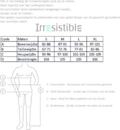 Irresistible Dames Huispak Zwart IRHSD1101A - Maten: XXL -Fit Verkoop 1107x1200 1