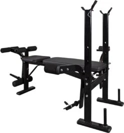 Venom Sports Halterbank – Fitnessbank – Verstelbare Rugleuning – Uiterst Geschikt Voor Gewichten – Incl. Beenhouder – Zachte Handgrepen – PU Kussens – Triangel Structuur – Inklapbaar - Zwart - 182x116x112cm 17 Venom Sports Halterbank – Fitnessbank – Verstelbare Rugleuning – Uiterst Geschikt Voor Gewichten – Incl. Beenhouder – Zachte Handgrepen – PU Kussens – Triangel Structuur – Inklapbaar - Zwart - 182x116x112cm -Fit Verkoop 1114x1200