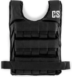 CAPITAL SPORTS Monstervest Gewichtsvest - Weight Vest - Metalen Gewichten - Zachte Pads Rondom Voor Een Groot Draagcomfort - Zwart