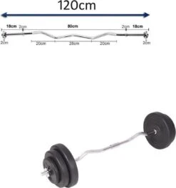 Fitness Trainer - Pull Up Toren - Dip Station – Push Up Bar - Dip Rack Halterbank Inc. 50 Kg GEWICHTEN + Sportbank Fitnessbank + Halterschijven + 3 Halterstangen - Multifunctioneel - Volledig Instelbaar - Opklapbaar -Fit Verkoop 1122x1200 2