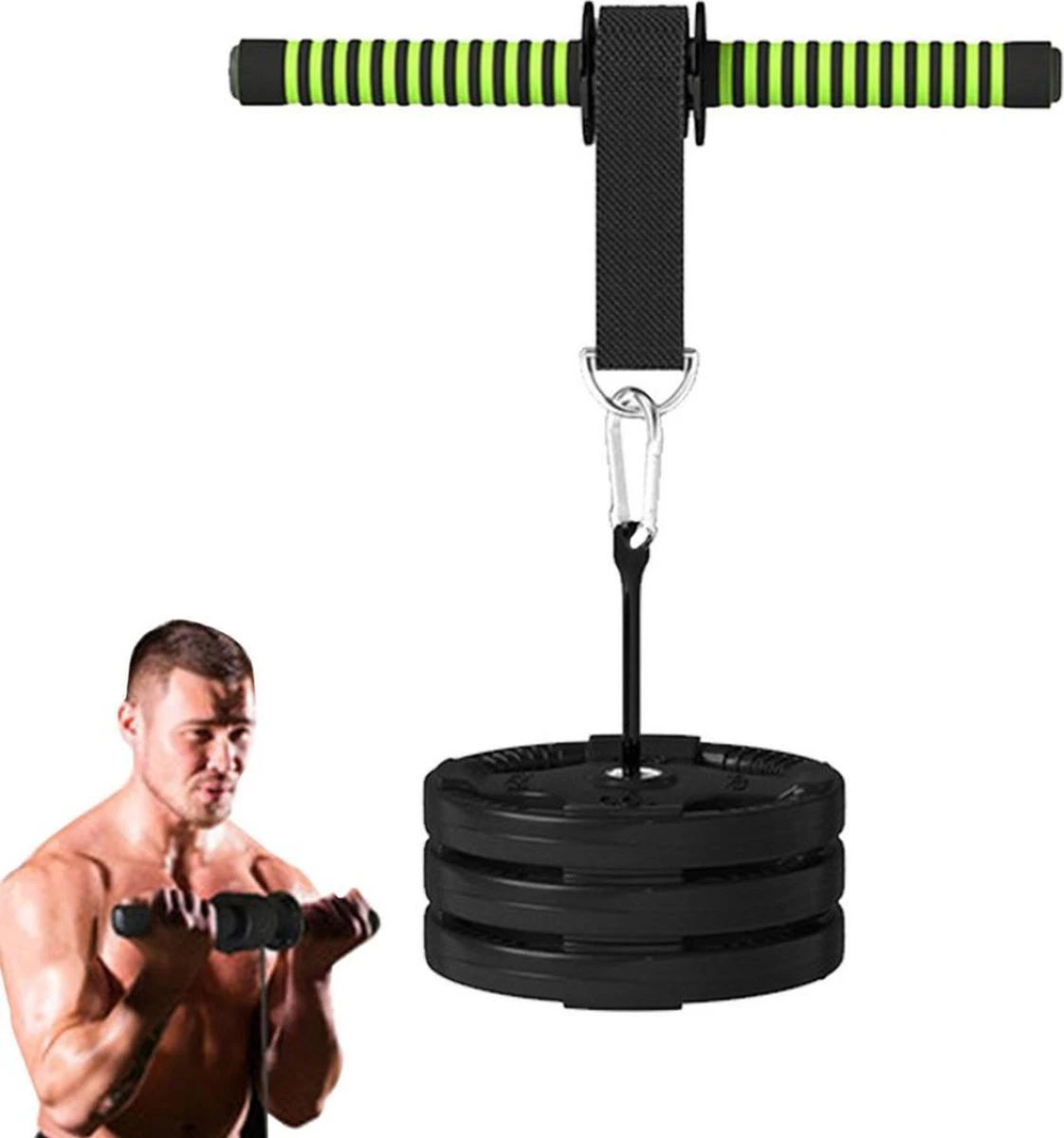 Wrist Roller - Grip Trainer - Onderarm Trainer - Antislip - Bicep Trainer - Pols Trainer - Forearm Trainer - Hand Trainer - Max. Verdraagbaar Gewicht 30 Kg 5 Wrist Roller - Grip Trainer - Onderarm Trainer - Antislip - Bicep Trainer - Pols Trainer - Forearm Trainer - Hand Trainer - Max. Verdraagbaar Gewicht 30 Kg - Afbeelding 3