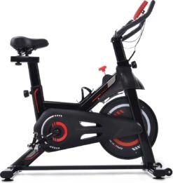 Indoor Cycling Fiets Met Magnetische Weerstand - Stationaire Cardiogym Hometrainer - 6 Kg Vliegwiel En Verstelbaar Comfortabel Zitje - Zwart En Rood -Fit Verkoop 1134x1200 1