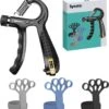Bynatic Handtrainer Set - Grip Trainer Voor Fitness - Verstelbare Handknijper - Knijphalter Gripper - Onderarm Trainer Set - Handgripper Voor Pols & Vinger - Grip Strength Trainer Verstelbaar - Geschikt Voor Man & Vrouw -Fit Verkoop 1140x1200 4
