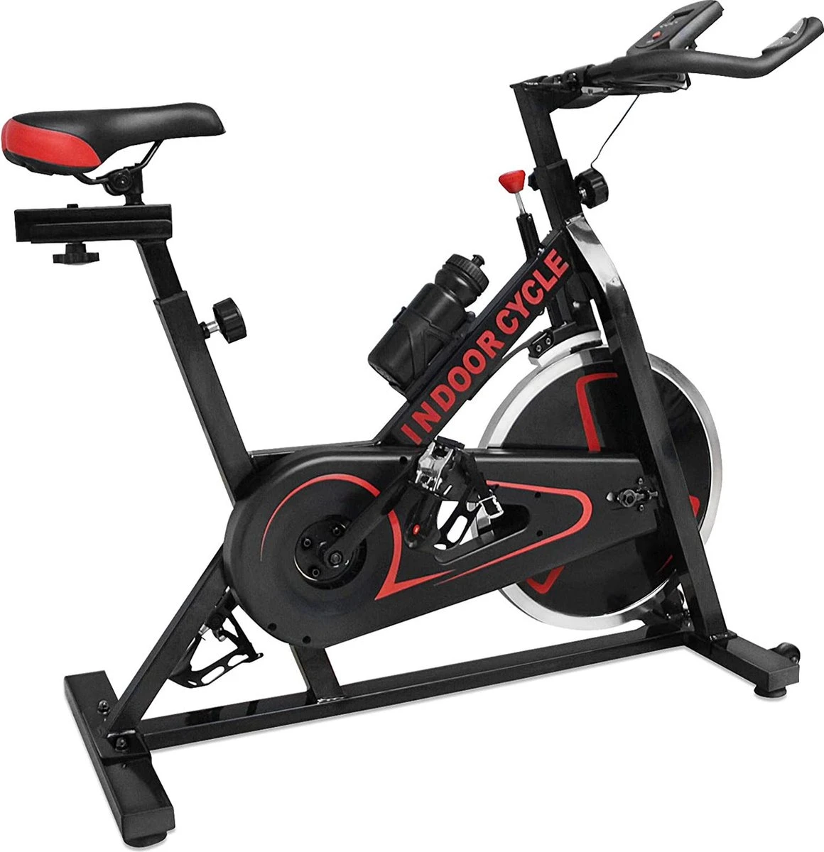 Trend24 Hometrainer - Hometrainer Fiets - Spinningfiets - Spinning - Max 120 KG - Zwart 11 Trend24 Hometrainer - Hometrainer Fiets - Spinningfiets - Spinning - Max 120 KG - Zwart - Afbeelding 9