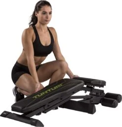 Tunturi UB80 Halterbank Verstelbaar - Fitnessbank Belastbaar Tot 200kg - Trainingsbank & Buikspierbank In één - Incl. Gratis Tunturi Training App -Fit Verkoop 1160x1200 3