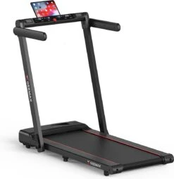 Merkloos Loopband - 2 In 1 Opvouwbare Draagbare Loopband - Elektrische Loopband - Met Monitor - Antislip - Verplaatsen En Op Te Bergen - Voor Thuis En Kantoor Gym 1-16 Km/u - 3.0HP - Zwart（excl.Smeerolie） -Fit Verkoop 1166x1200 1