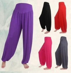 Dames Comfortabele Harem Pants - Zwart - XL - Buikdansen Wijde Luchtige Broek -Fit Verkoop 1171x1200 4