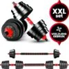 Venom Sports Verstelbare Dumbbell Set Tot 20kg – Professionele 2-in-1 Halterset Gewichten – Gebruiksvriendelijke Fitness Stang – Verstelbare Dumbbellset – Home Gym – Krachttraining – Rood -Fit Verkoop 1179x1200 3
