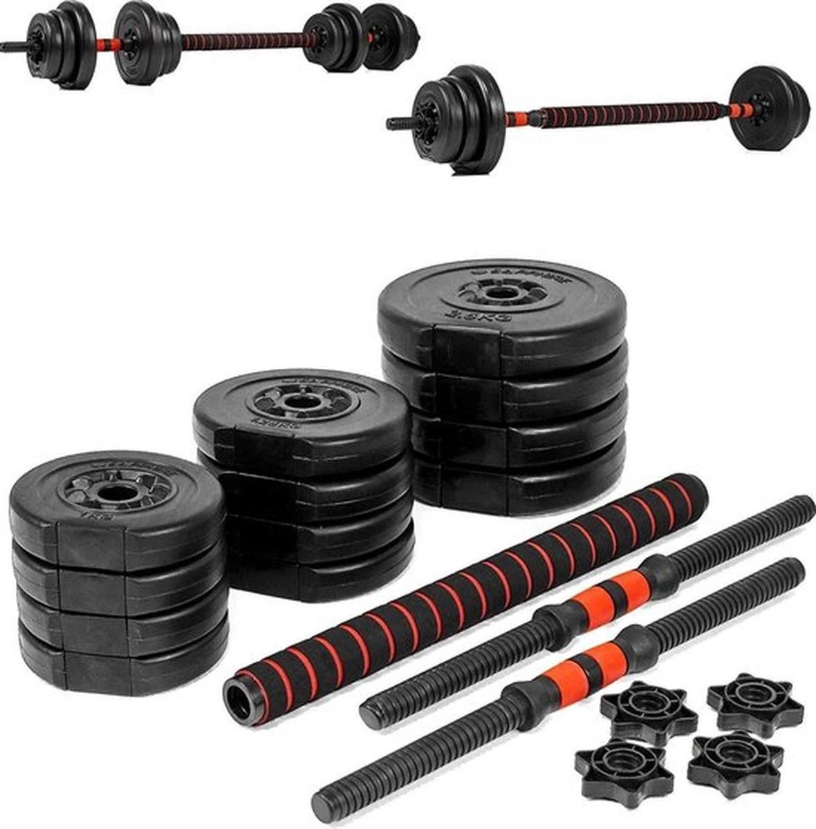 SOUTHWALL Dumbbells Set Verstelbaar Met Halterstang Tot 40kg – Verstelbare Halterset – Fitness Stang – Fitness Gewichten Set – Professionele 2-in-1 Dumbbellset – Home Gym – Krachttraining – Gebruiksvriendelijk – Multifunctioneel – Dumbell Set 40 Kg 7 SOUTHWALL Dumbbells Set Verstelbaar Met Halterstang Tot 40kg – Verstelbare Halterset – Fitness Stang – Fitness Gewichten Set – Professionele 2-in-1 Dumbbellset – Home Gym – Krachttraining – Gebruiksvriendelijk – Multifunctioneel – Dumbell Set 40 Kg - Afbeelding 5