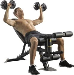 Tunturi Centuri UB100 Halterbank Verstelbaar - Fitnessbank Belastbaar Tot 200kg - Trainingsbank, Buikspierbank & Leg Extension In één -Fit Verkoop 1183x1200 3