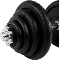 RS Sports Dumbellset - Halterset Met Gewichten - Totaal 40 Kg - 2 Stangen - Zwart -Fit Verkoop 1192x1200 17