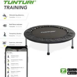 Tunturi Funhop Fitness Trampoline - Mini Trampoline - 95cm Springoppervlak - Incl. Gratis Fitnessapp -Fit Verkoop 1192x1200 6