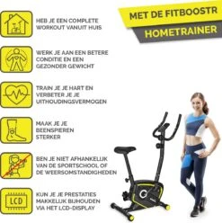 Hometrainer Fitness Fiets Met Verstelbaar Zadel En Hartslagsensor -Fit Verkoop 1193x1200 3