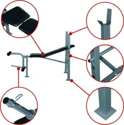 Fitnessbank - Bankdrukbank - Krachttraining - Fitness Bank - Bench Press - Leg Curl -Fit Verkoop 1195x1200 9