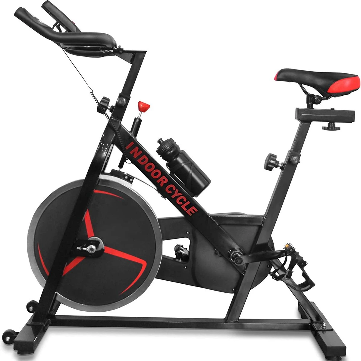 Trend24 Hometrainer - Hometrainer Fiets - Spinningfiets - Spinning - Max 120 KG - Zwart 10 Trend24 Hometrainer - Hometrainer Fiets - Spinningfiets - Spinning - Max 120 KG - Zwart - Afbeelding 8