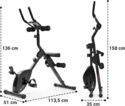 CAPITAL SPORTS Azura Fusion Fiets Hometrainer 3in1 Cardio-/standing Bike AB Trainer , Magnetische Weerstand , Belastbaarheid: Max. 100 Kg 14 CAPITAL SPORTS Azura Fusion Fiets Hometrainer 3in1 Cardio-/standing Bike AB Trainer , Magnetische Weerstand , Belastbaarheid: Max. 100 Kg -Fit Verkoop 1200x1016 4