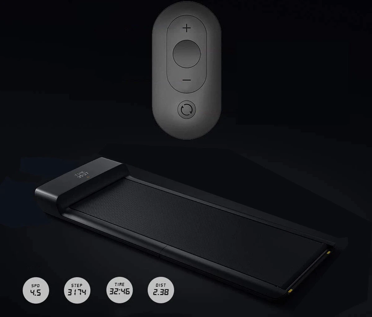 WalkingPad A1 PRO 746W Inklapbaar Elektrisch Loopband Fitness Walking Pad-0.5~6km/h -Automatische Snelheidsregeling Workout App-met LED Scherm/Afstandsbediening/Wiel-voor Thuis En Kantoor 8 WalkingPad A1 PRO 746W Inklapbaar Elektrisch Loopband Fitness Walking Pad-0.5~6km/h -Automatische Snelheidsregeling Workout App-met LED Scherm/Afstandsbediening/Wiel-voor Thuis En Kantoor - Afbeelding 6