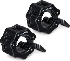 Navaris Halterstangsluiters- Lock Jaw Collar Set - 2x Barbell Sluiting - Halterstangsluiting - Sluitklemmen Voor Halterstangen -Fit Verkoop 1200x1044