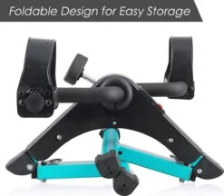 EVOLAND - Stoelfiets - Bureaufiets - Voor Senioren Kantoor Thuis Deskbike - Arm En Been Bewegingstrainer - Hometrainer Met Weerstand En Ingebouwde Computer - Pauwgroen -Fit Verkoop 1200x1050 1