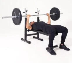 SOUTHWALL Halterbank - Fitnessbank - Verstelbare Haltersteunen - Belastbaar Tot 200kg - Zwart -Fit Verkoop 1200x1050 2