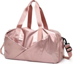 Merkloos Pink Gloss Duffel Bag | Medium Dames Sport Tas | 30 Liter - Roze 20 Merkloos Pink Gloss Duffel Bag | Medium Dames Sport Tas | 30 Liter - Roze -Fit Verkoop 1200x1053 1