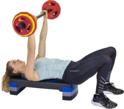 RS Sports Aerobic Pump Set - Halterset Met Gewichten - 130 Cm Stang - Totaal 20 Kg - Rubber Schijven -Fit Verkoop 1200x1054