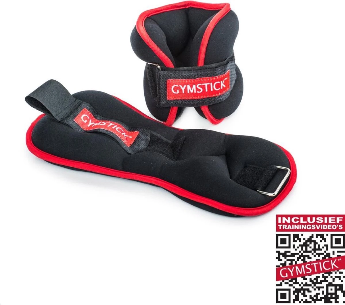 Gymstick Enkelgewichten / Polsgewichten 2 X 2 Kg - Met Online Trainingsvideo's 3 Gymstick Enkelgewichten / Polsgewichten 2 X 2 Kg - Met Online Trainingsvideo's