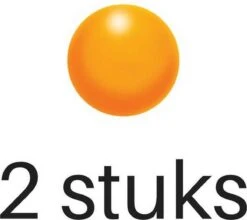 2 Stuks Stressbal Om Hand, Pols Of Onderarm Te Versterken - Oranje/Rood