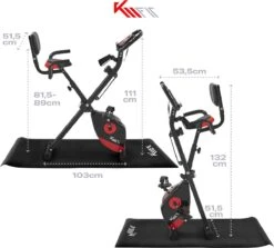 KM-Fit Hometrainer, Fitnessfiets, Opvouwbare Fitnessfiets, Tot 100kg 21 KM-Fit Hometrainer, Fitnessfiets, Opvouwbare Fitnessfiets, Tot 100kg -Fit Verkoop 1200x1081