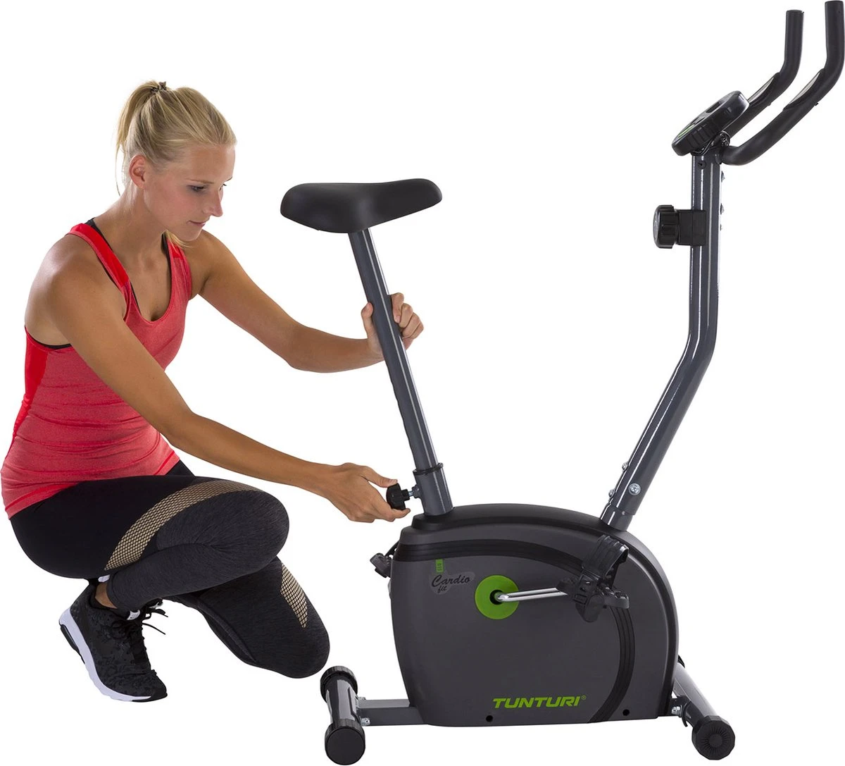 Tunturi Cardio Fit B15 Hometrainer – Fitness Fiets - Hartslagfunctie – Verstelbaar 7 Tunturi Cardio Fit B15 Hometrainer – Fitness Fiets - Hartslagfunctie – Verstelbaar - Afbeelding 5