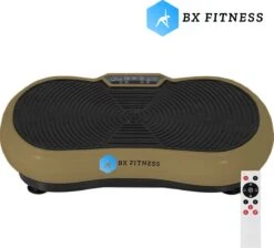 BX Fitness® - Ultra Slim Body Shaper - Fitness Trilplaat - Trainingsapparatuur Voor Uithoudingstraining - Power Plate - Full Body Workout - Sport Trilplaat Goud - Bevat Duidelijke Handleiding - NU Met Handige Voedingsgids! - Incl Stretch Bands -Fit Verkoop 1200x1088 3