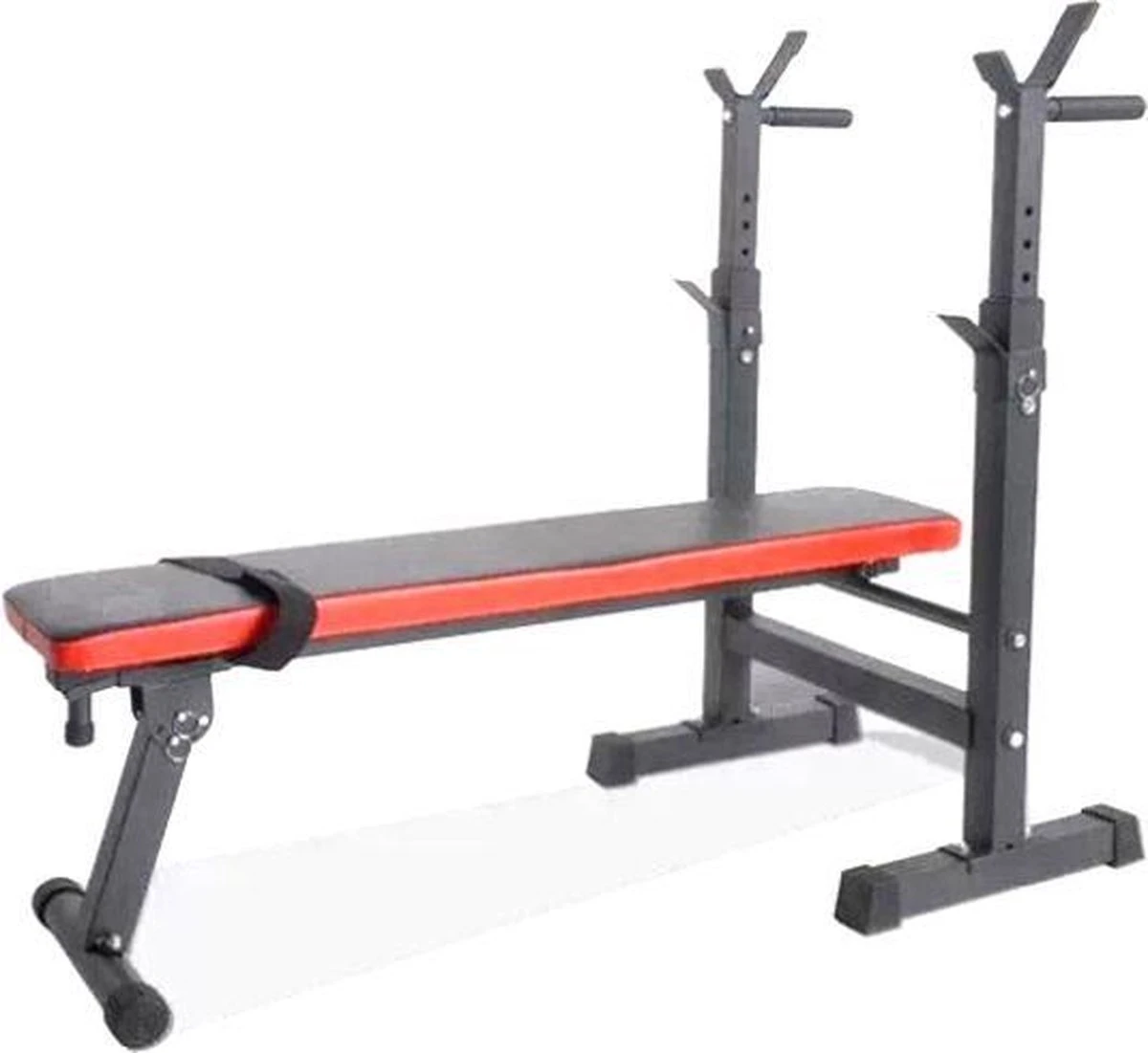 Merkloos Halterbank Trainingsbank - Rood / Zwart - Max. 200 Kg 3 Merkloos Halterbank Trainingsbank - Rood / Zwart - Max. 200 Kg