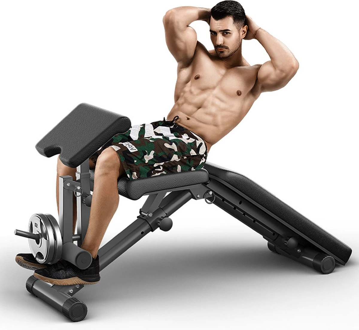 Guerrilla - Verstelbare Halterbank - Fitness Bank Bench Press Verstelbare 4 Guerrilla - Verstelbare Halterbank - Fitness Bank Bench Press Verstelbare - Afbeelding 2