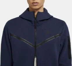 Nike M NSW TCH FLC HOODIE FZ WR Heren Vest - Maat S -Fit Verkoop 1200x1103 5