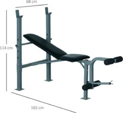 Fitnessbank - Bankdrukbank - Krachttraining - Fitness Bank - Bench Press - Leg Curl -Fit Verkoop 1200x1107 4