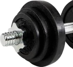 RS Sports Dumbellset - Halterset Met Gewichten - Totaal 20 Kg - 2 Stangen - Zwart -Fit Verkoop 1200x1109 1